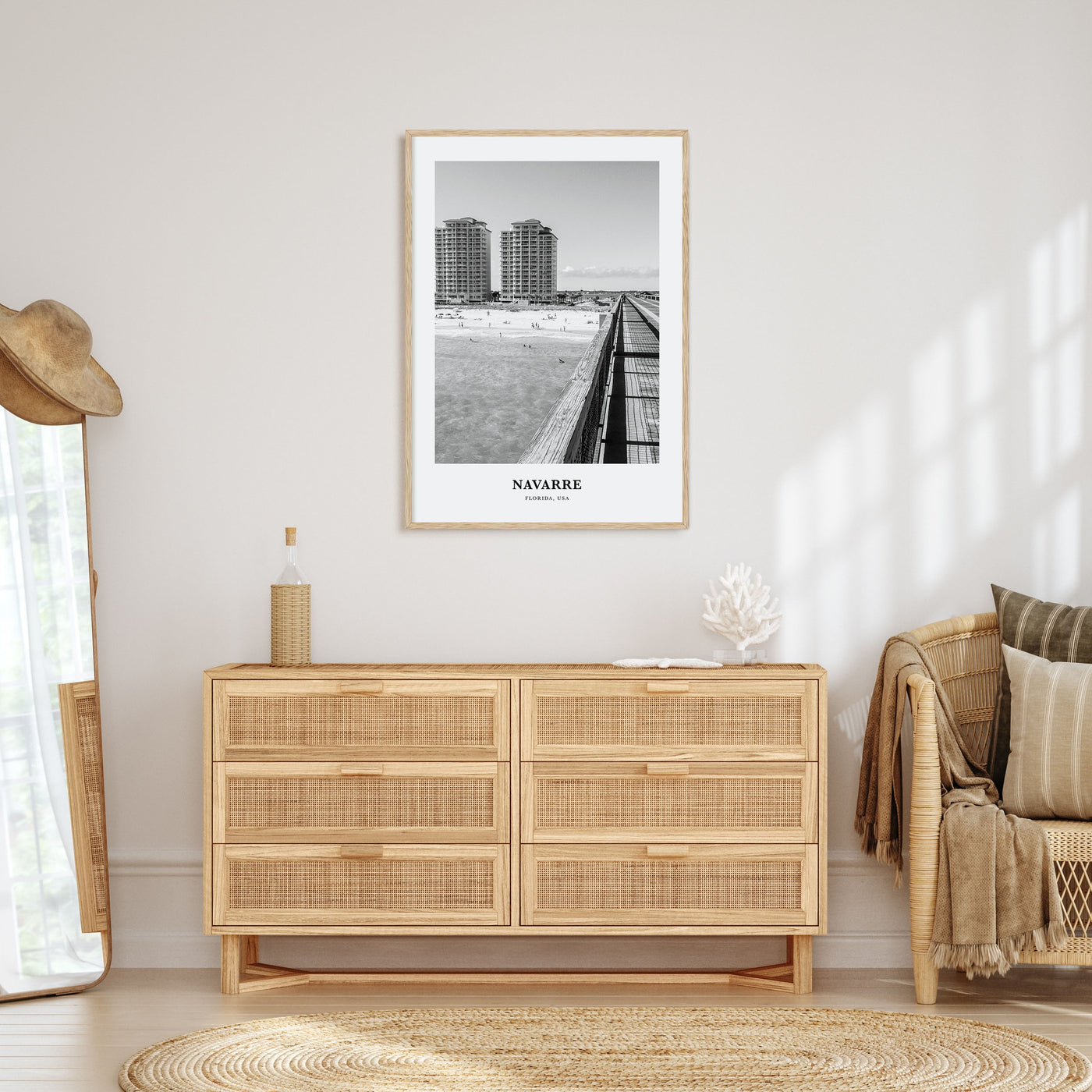 Navarre Portrait B&W Poster