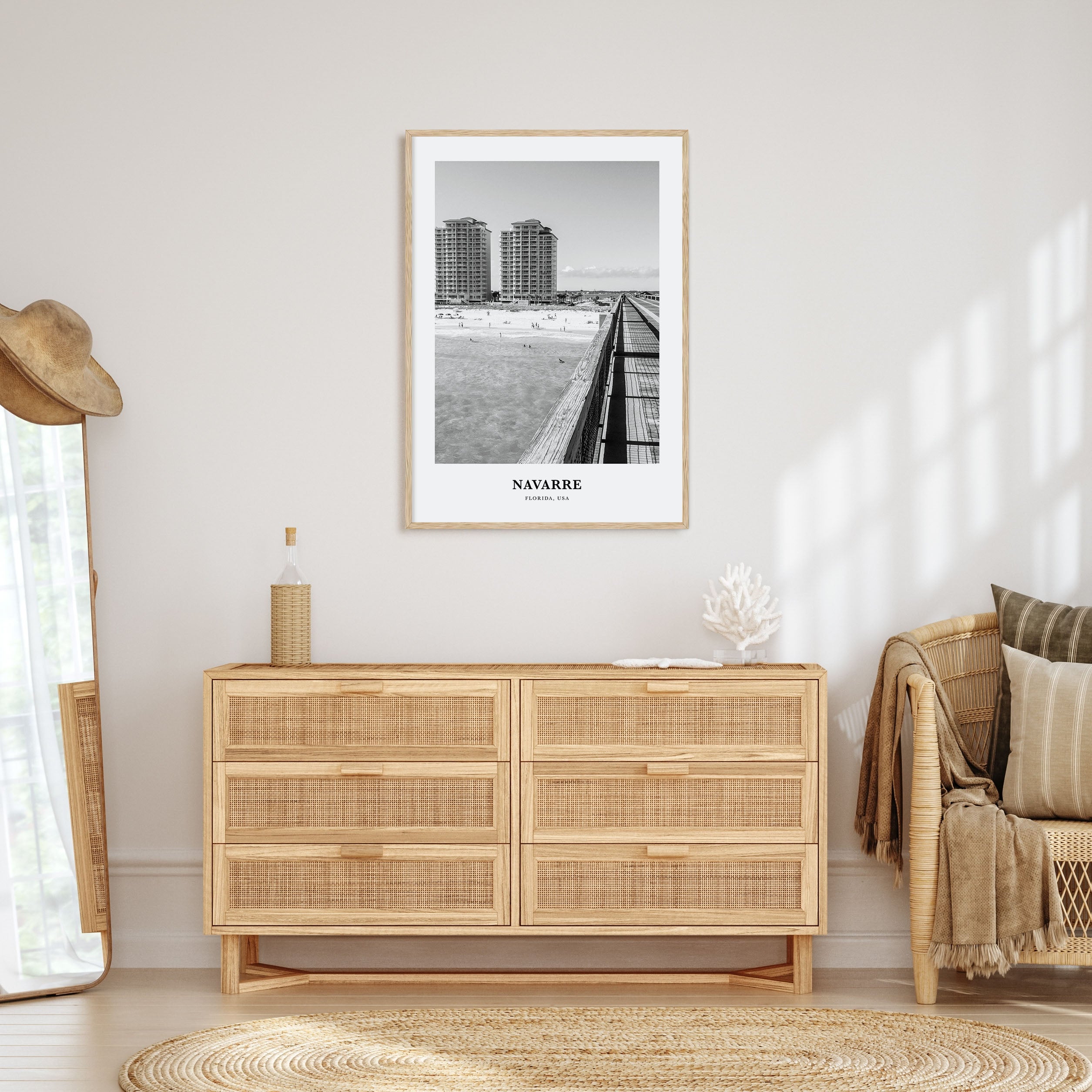 Navarre Portrait B&W Poster