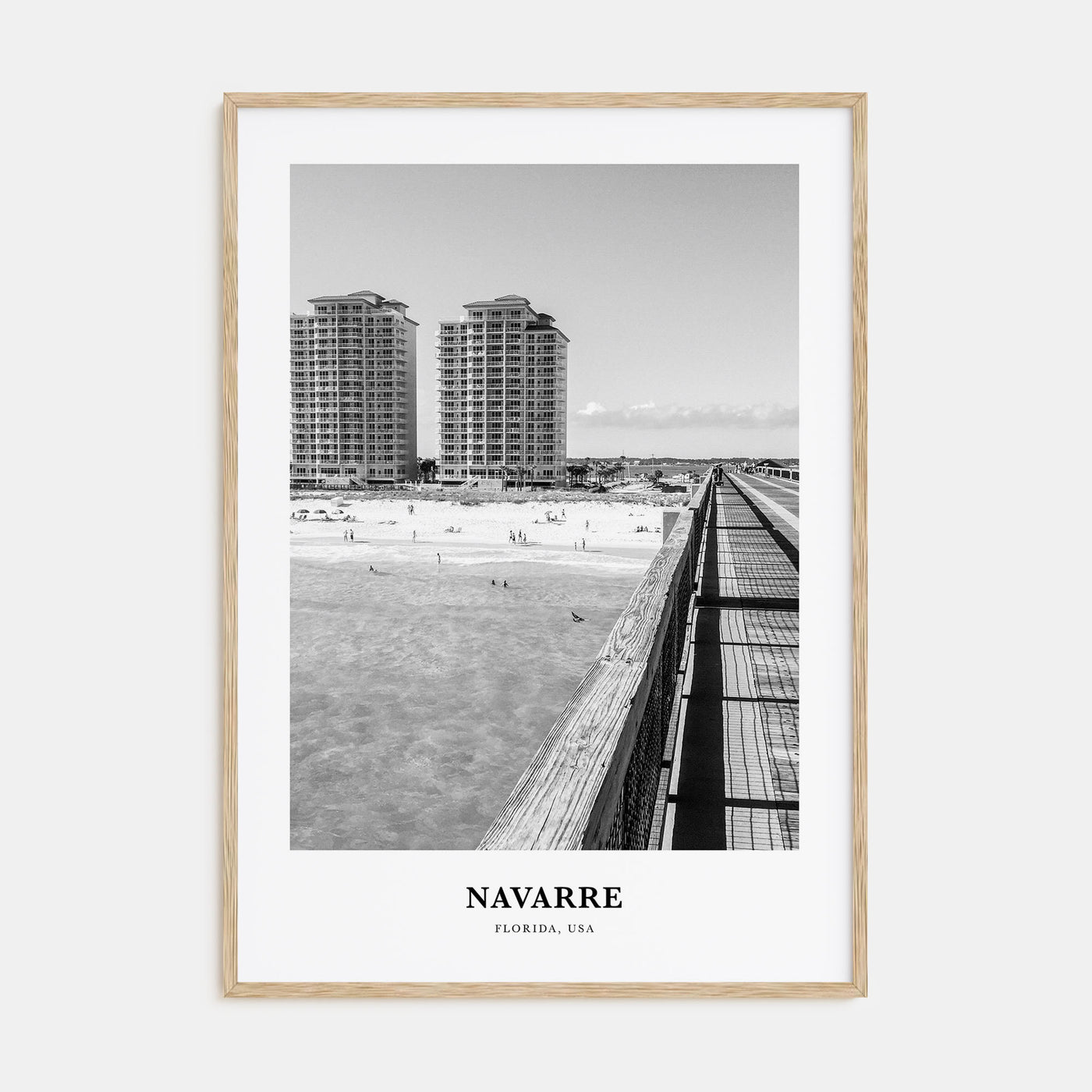 Navarre Portrait B&W Poster