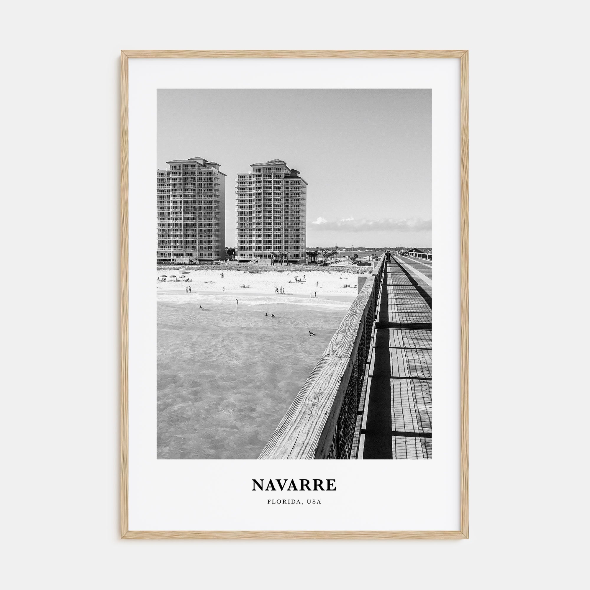 Navarre Portrait B&W Poster