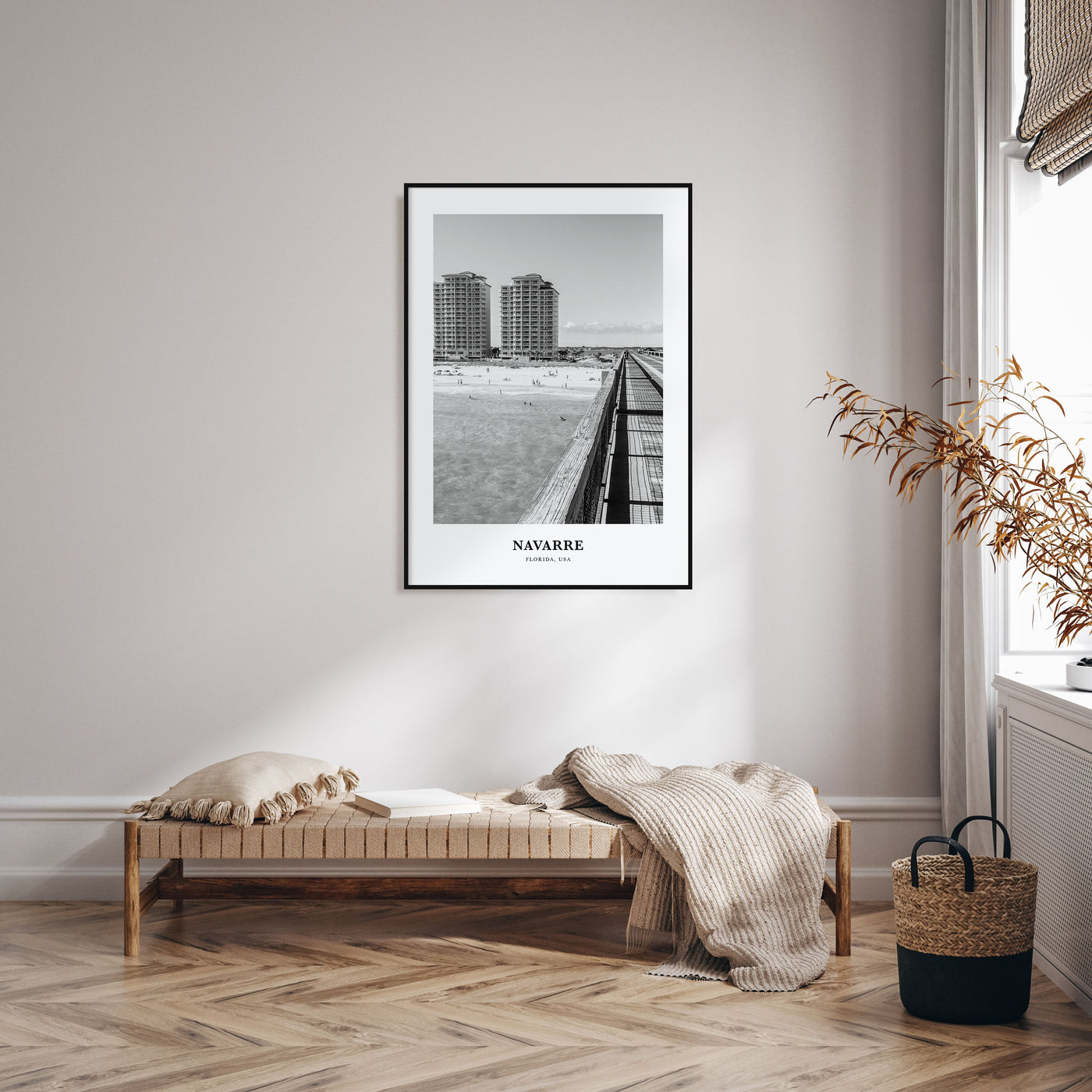 Navarre Portrait B&W Poster