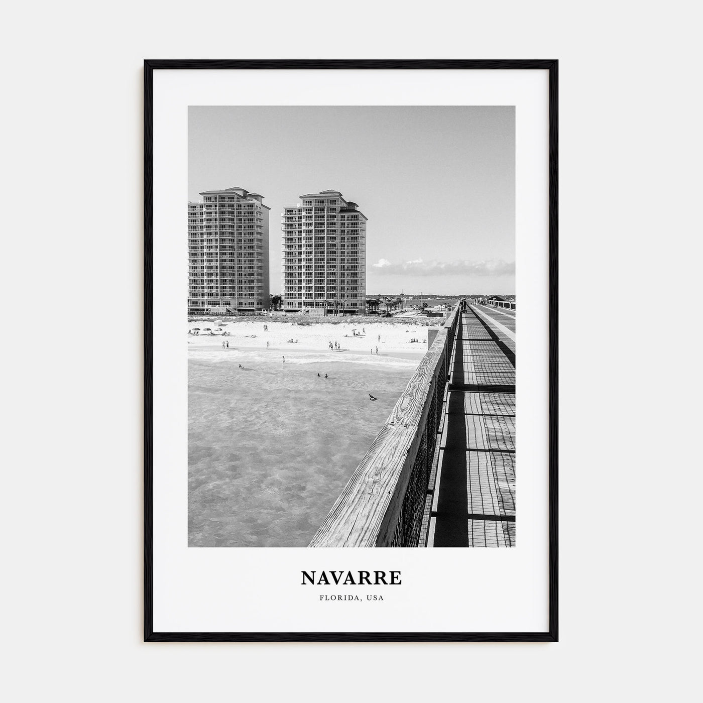 Navarre Portrait B&W Poster