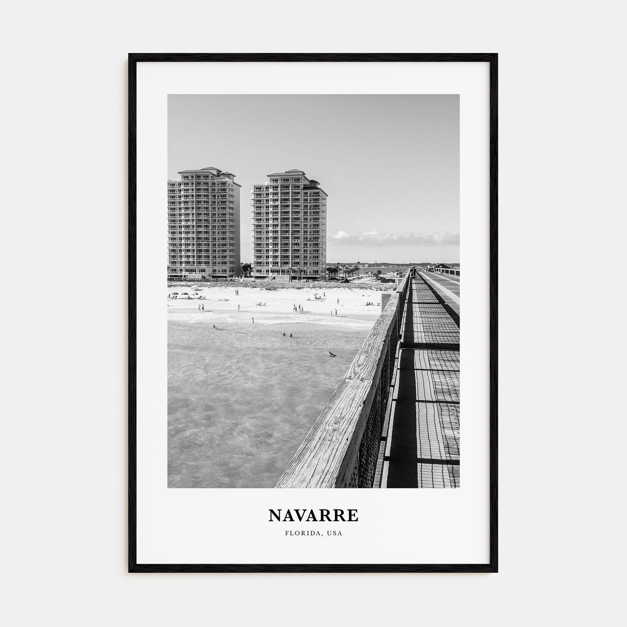 Navarre Portrait B&W Poster