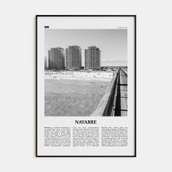 Navarre Travel B&W Poster