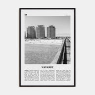 Navarre Travel B&W Poster
