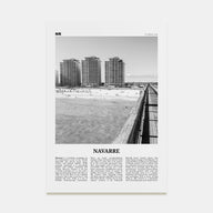 Navarre Travel B&W Poster