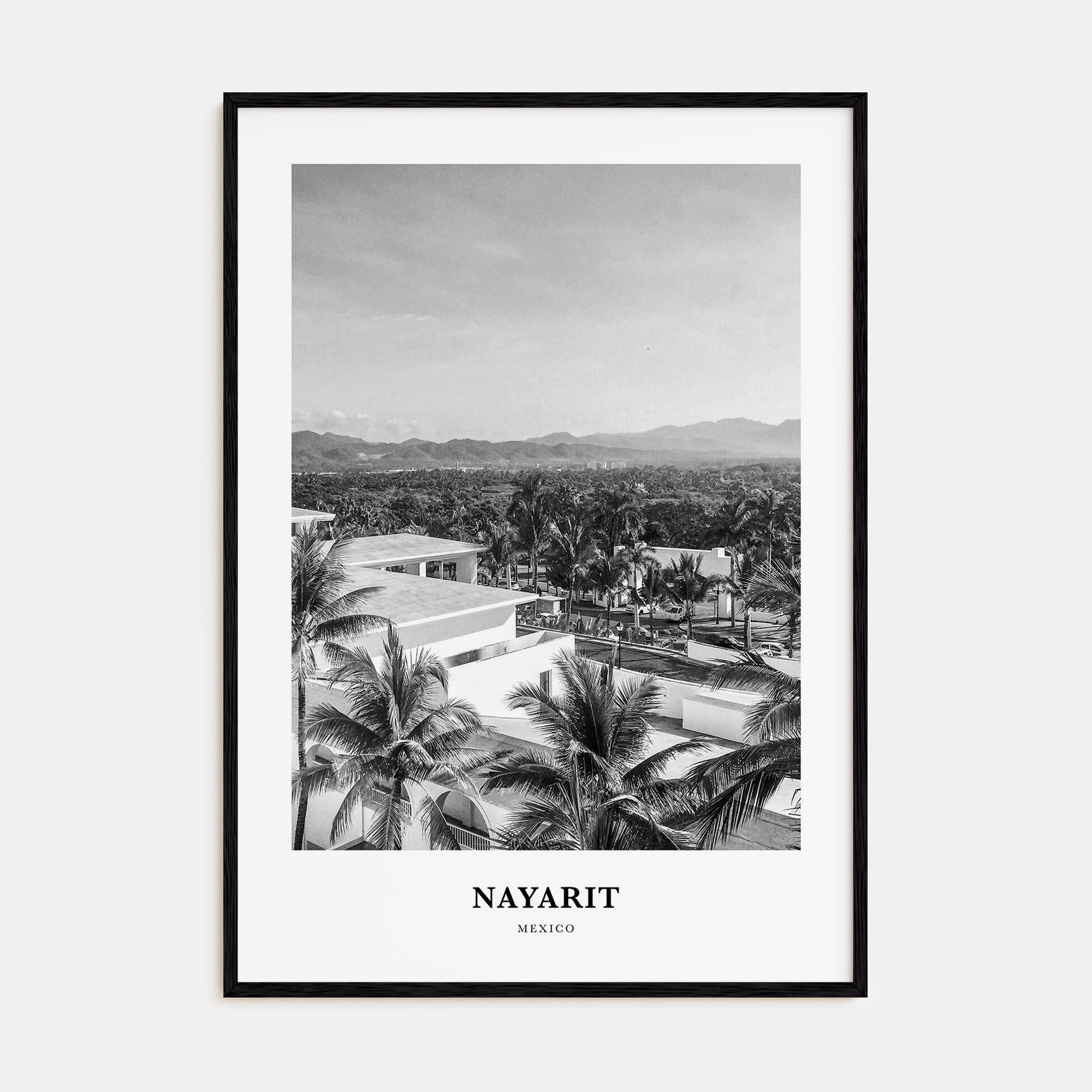 Nayarit Portrait B&W Poster