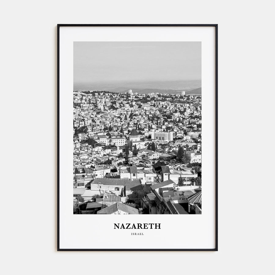 Nazareth Portrait B&W No 1 Poster