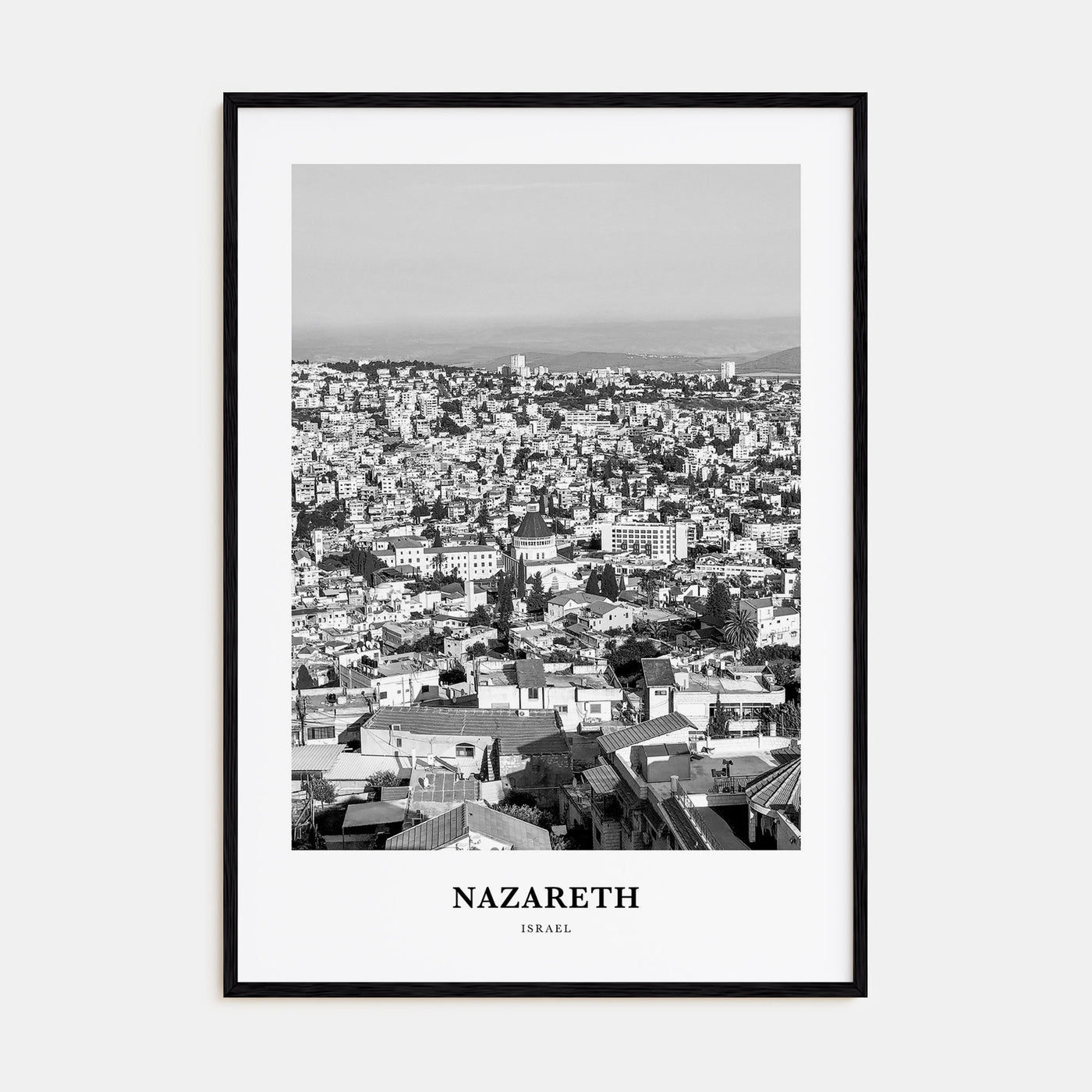 Nazareth Portrait B&W No 1 Poster