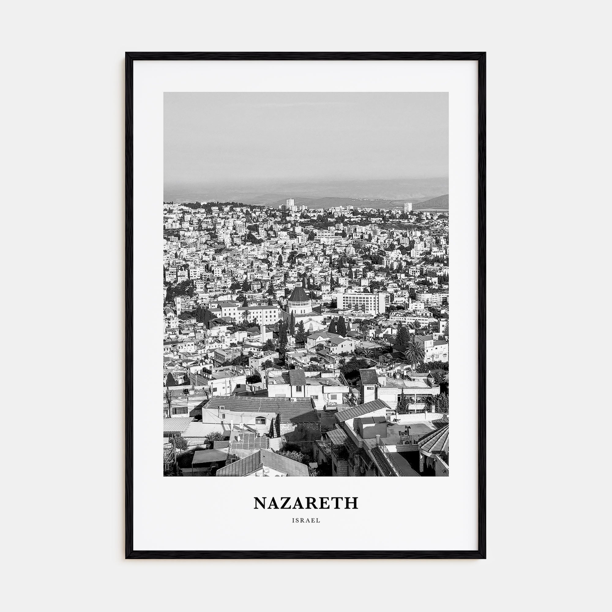 Nazareth Portrait B&W No 1 Poster