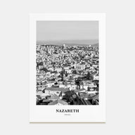 Nazareth Portrait B&W No 1 Poster
