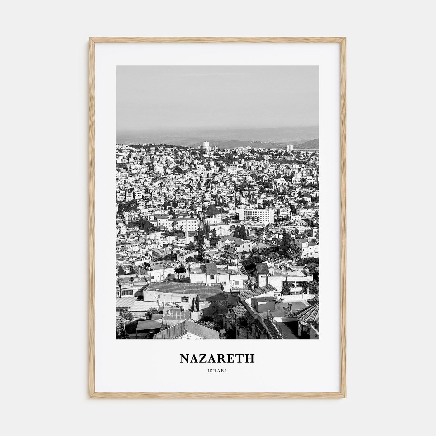 Nazareth Portrait B&W No 1 Poster