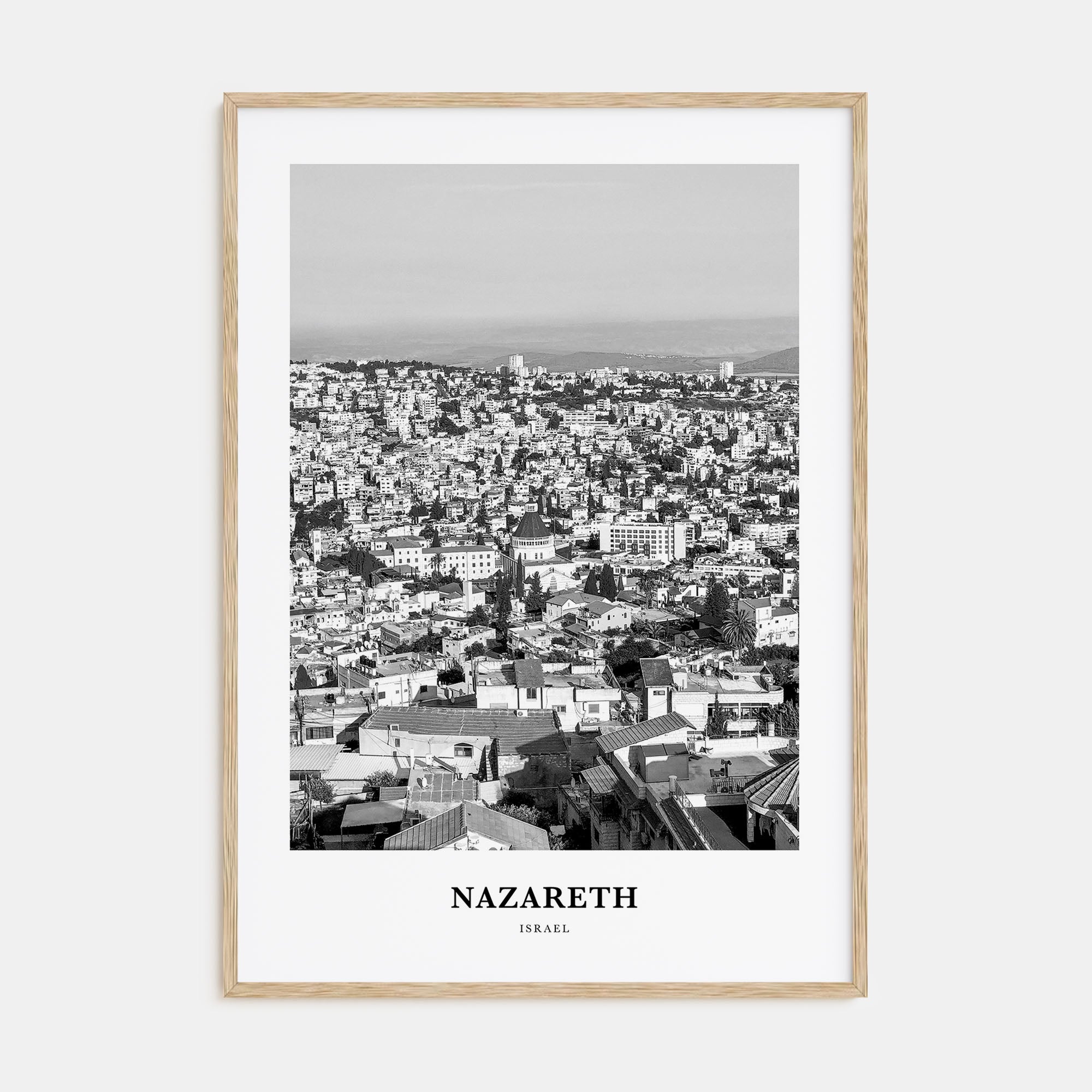 Nazareth Portrait B&W No 1 Poster