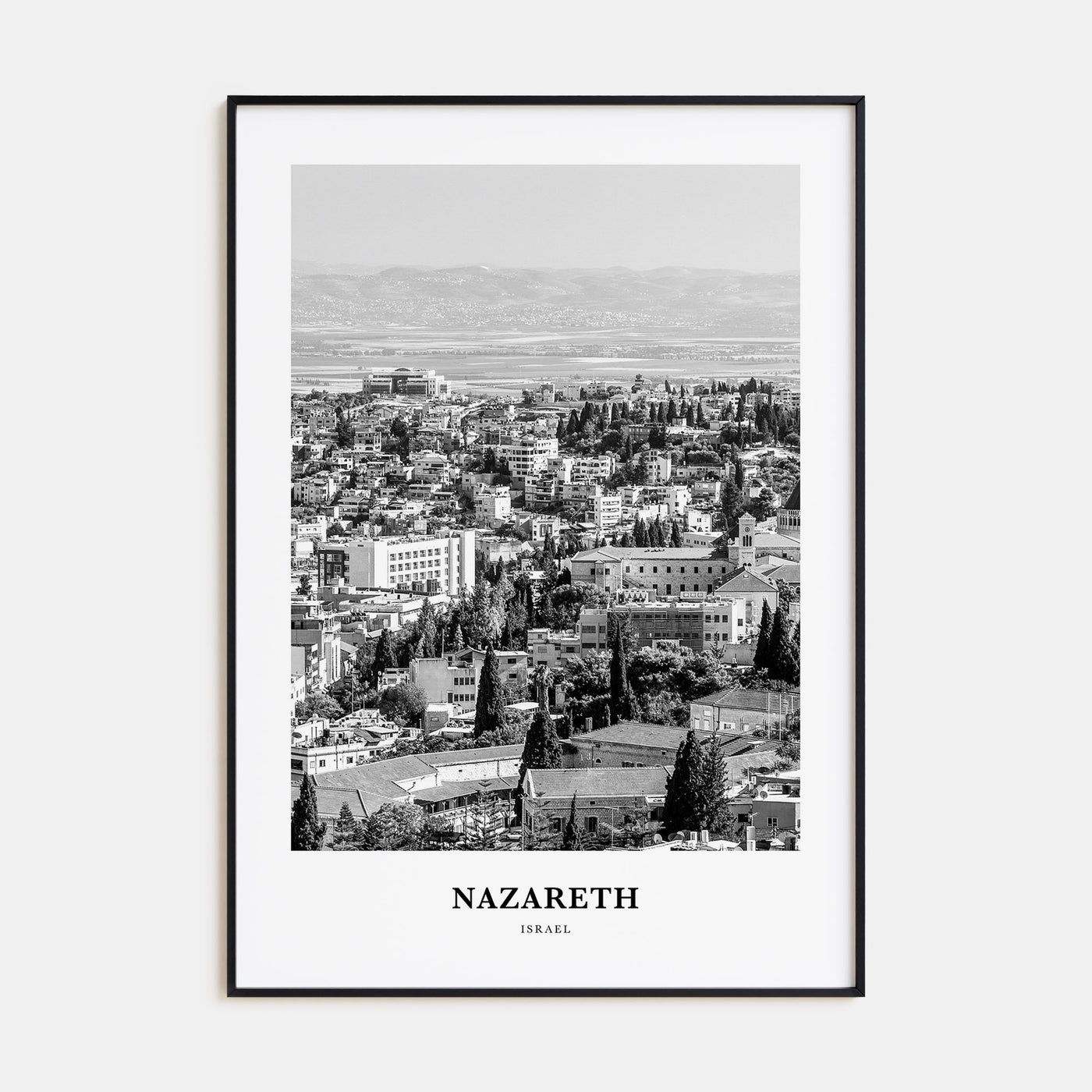 Nazareth Portrait B&W No 2 Poster