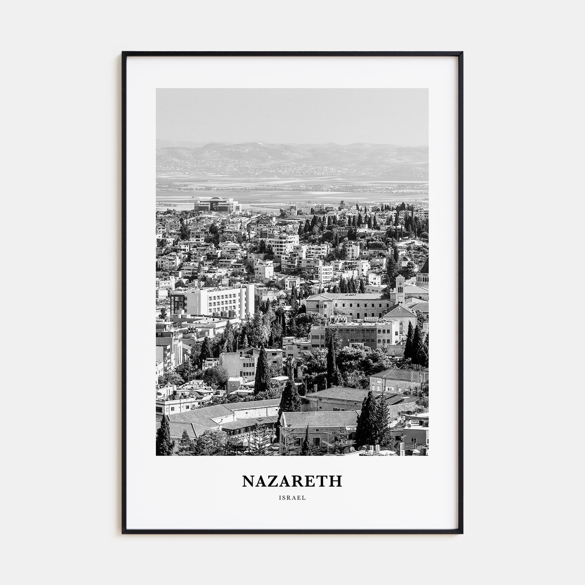 Nazareth Portrait B&W No 2 Poster