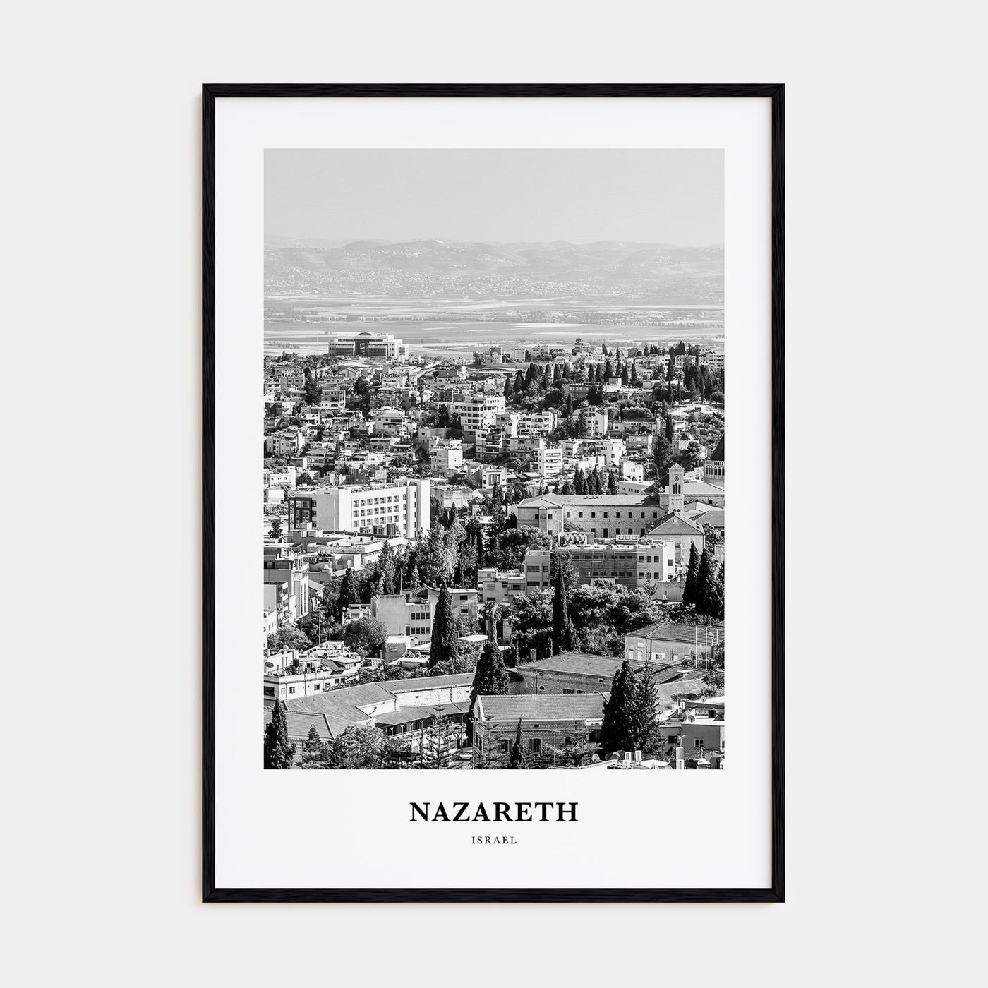 Nazareth Portrait B&W No 2 Poster
