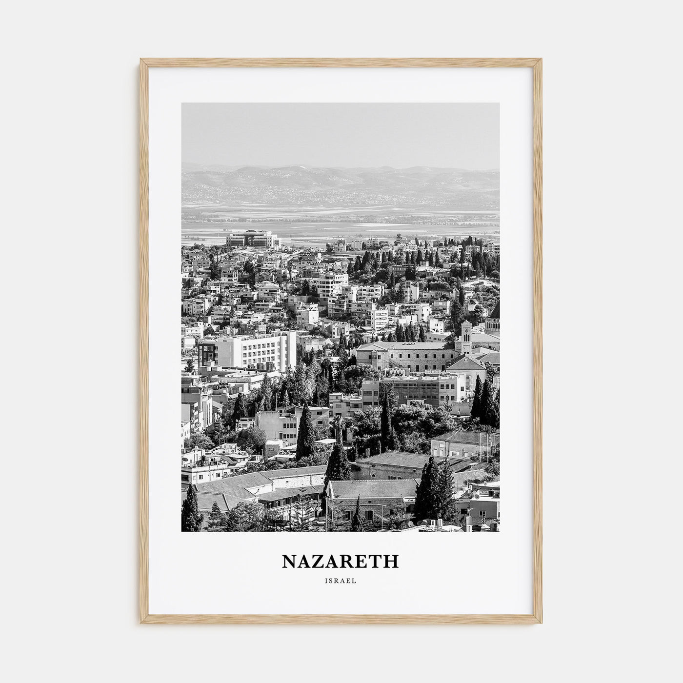 Nazareth Portrait B&W No 2 Poster
