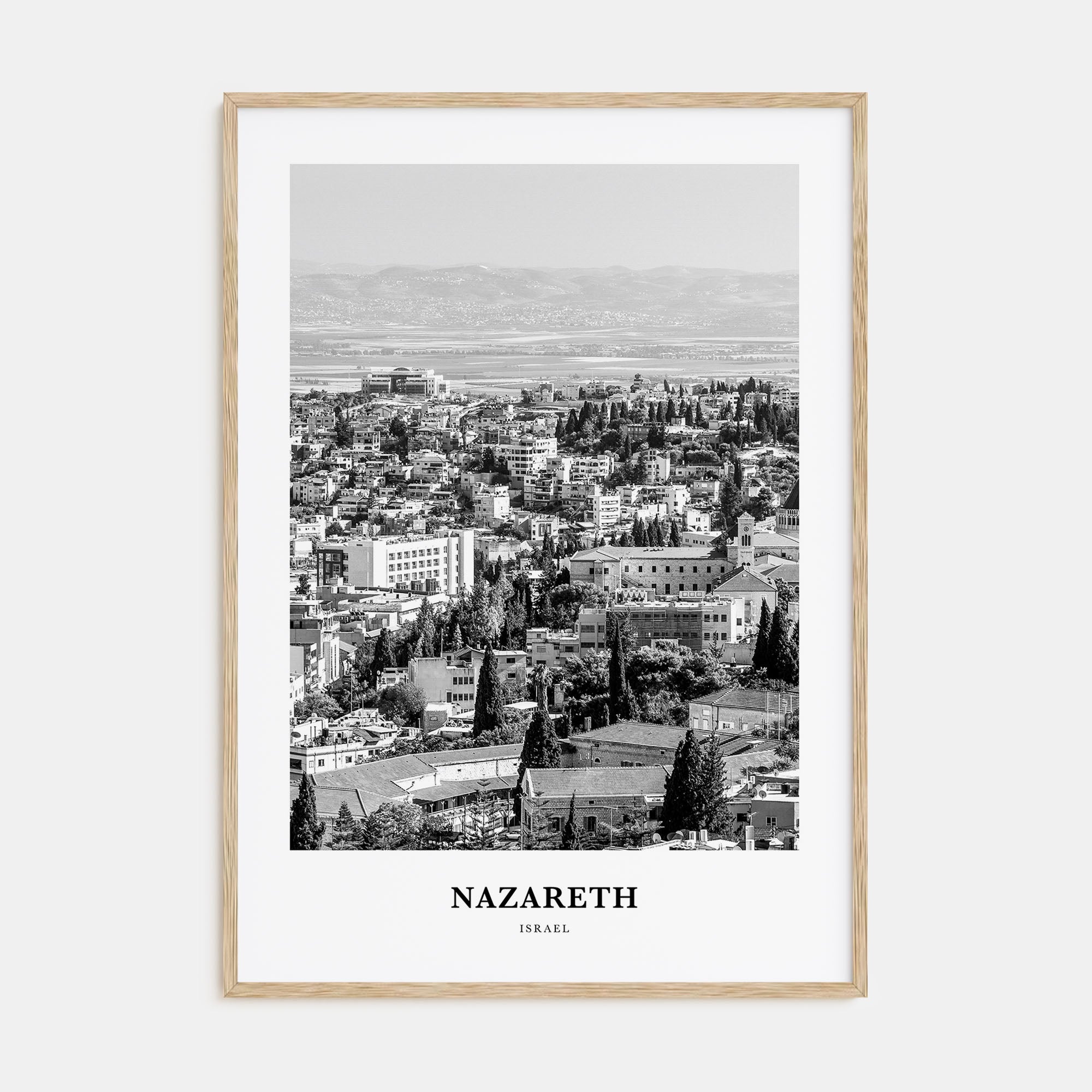 Nazareth Portrait B&W No 2 Poster