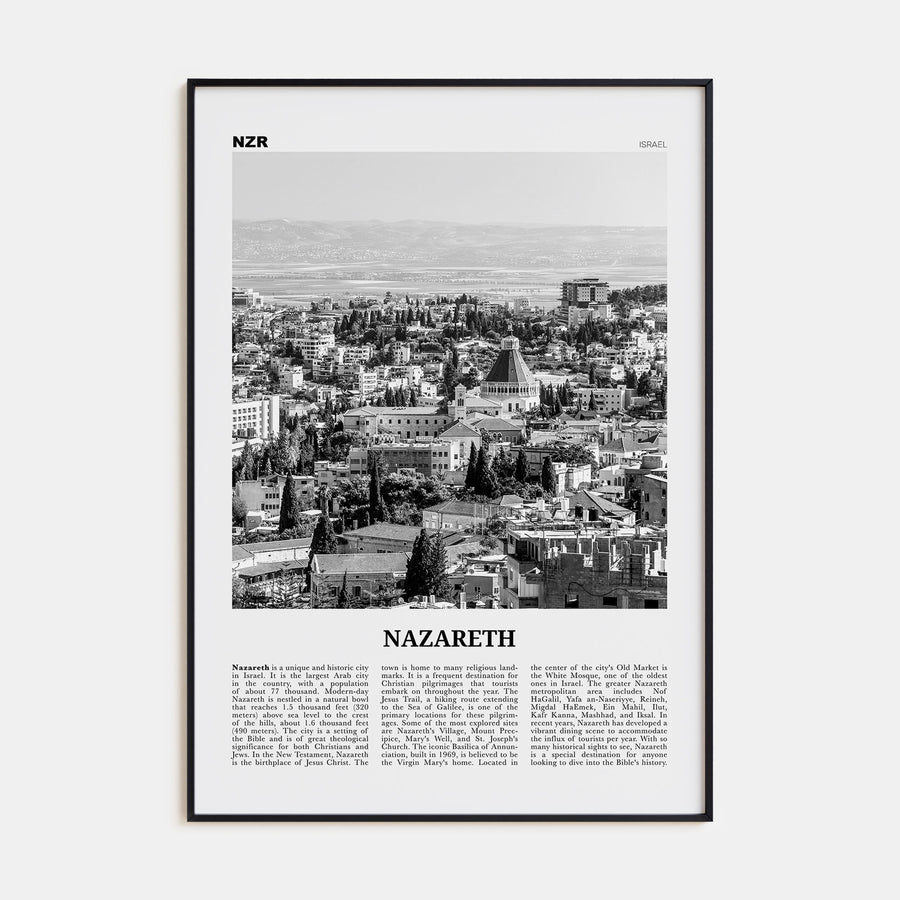 Nazareth Travel B&W No 2 Poster
