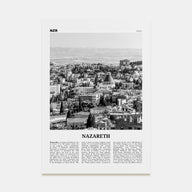 Nazareth Travel B&W No 2 Poster