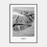 Nazca Portrait B&W Poster