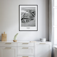 Nazca Portrait B&W Poster