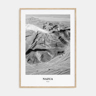Nazca Portrait B&W Poster
