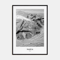 Nazca Portrait B&W Poster