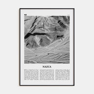 Nazca Travel B&W Poster