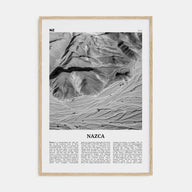 Nazca Travel B&W Poster