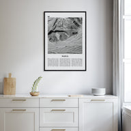 Nazca Travel B&W Poster