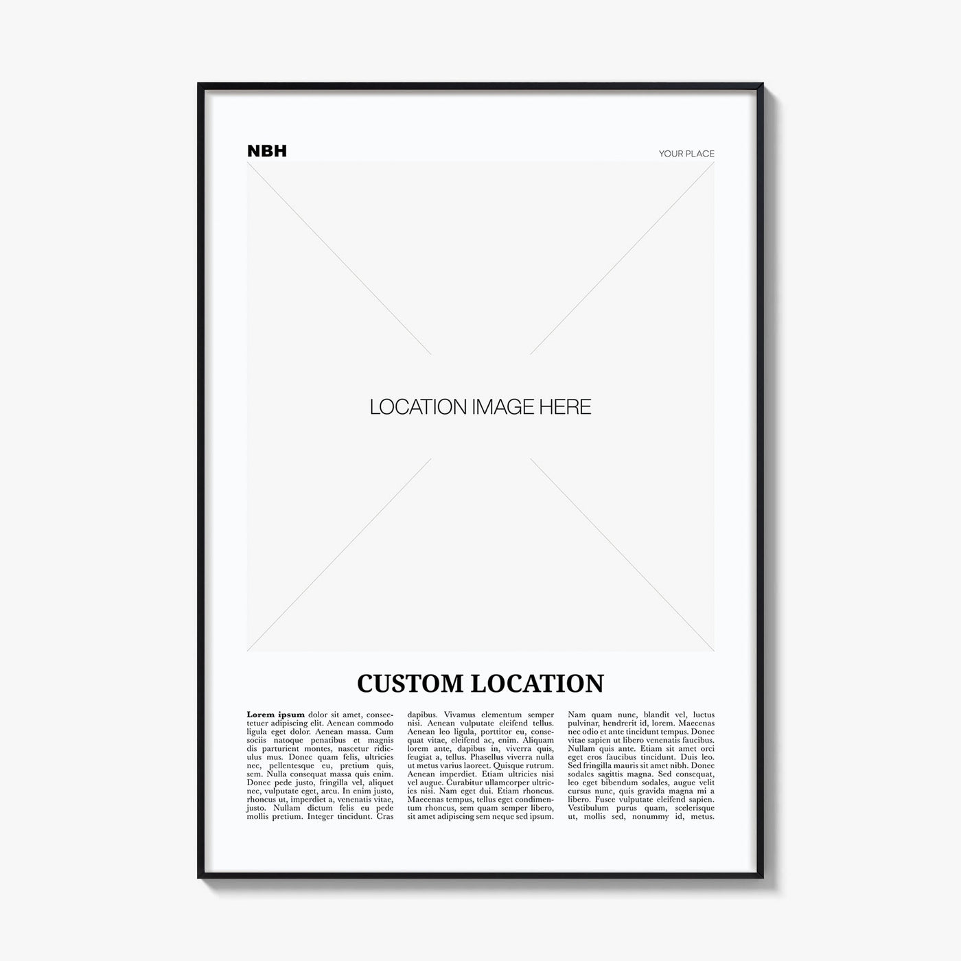 Custom Location Poster