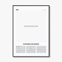 Custom Location Poster