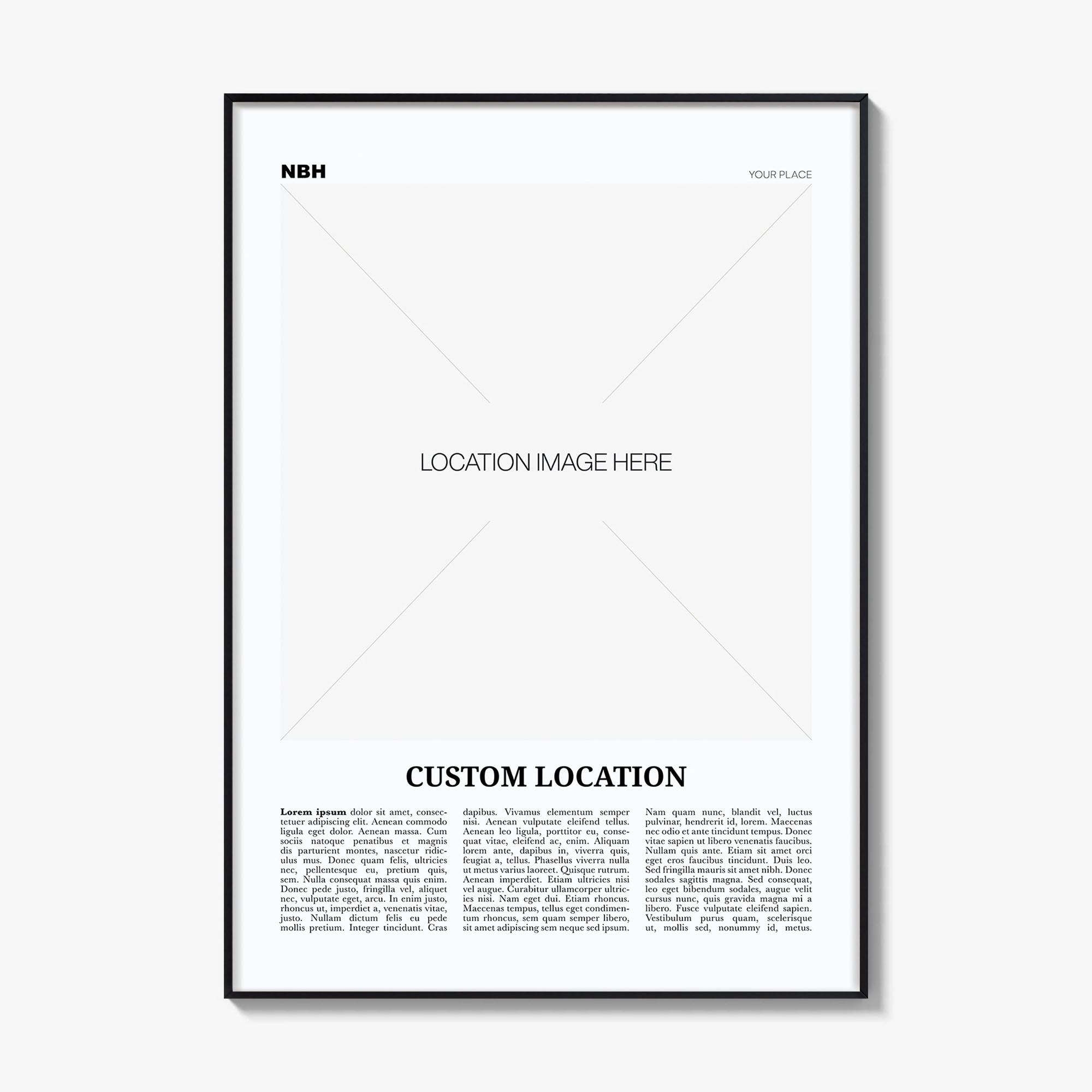 Custom Location Poster
