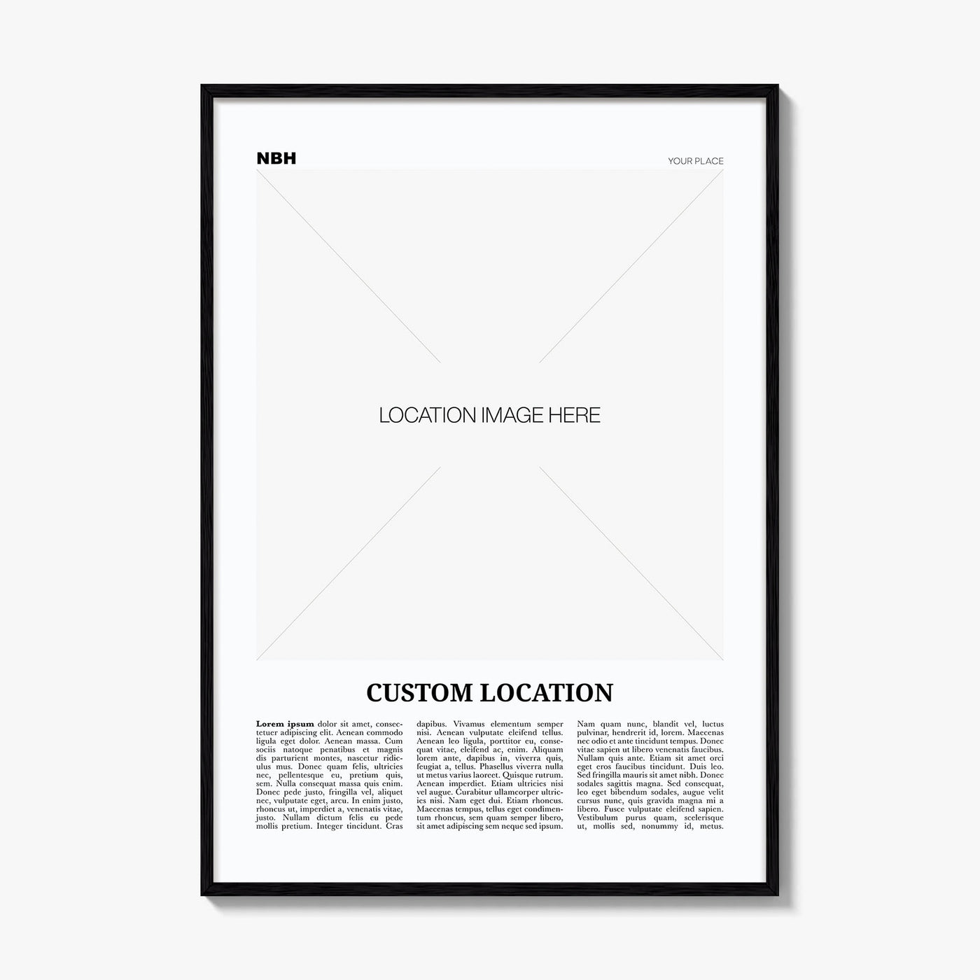 Custom Location Poster