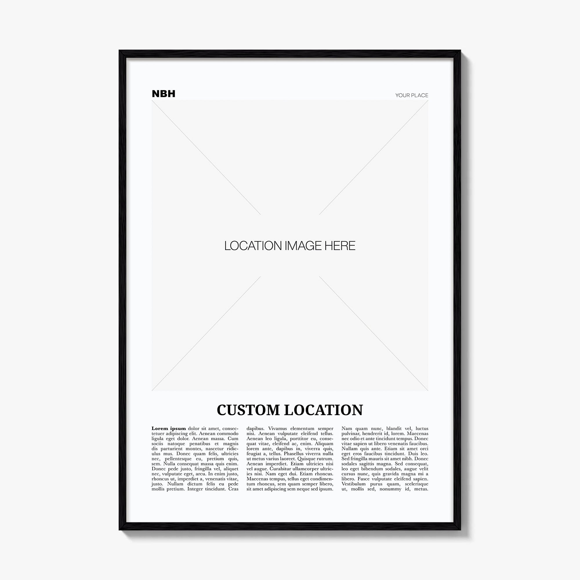 Custom Location Poster