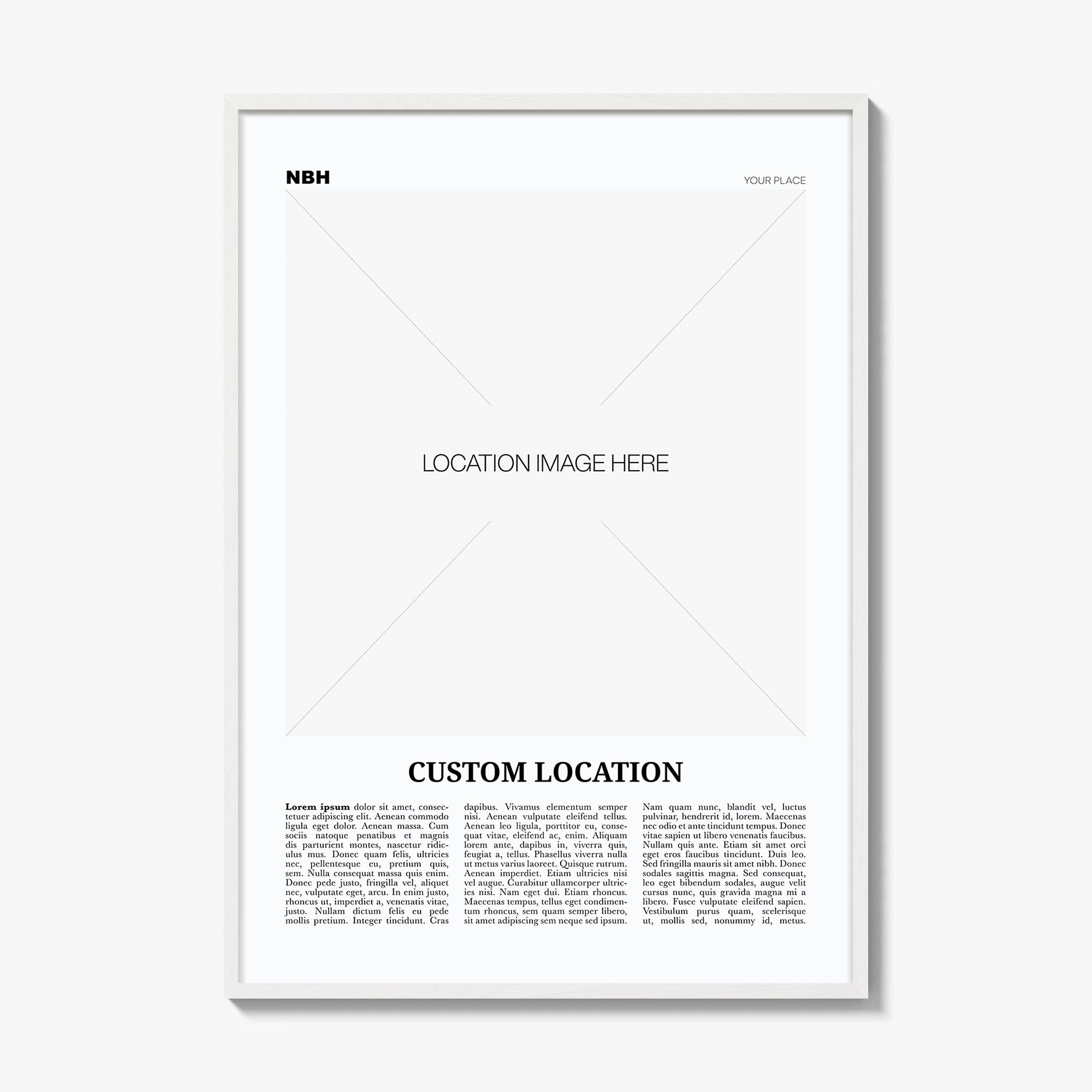 Custom Location Poster