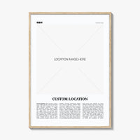 Custom Location Poster