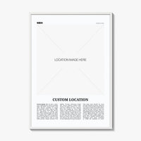Custom Location Poster