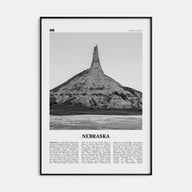 Nebraska Travel B&W No 2 Poster