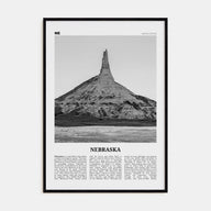 Nebraska Travel B&W No 2 Poster