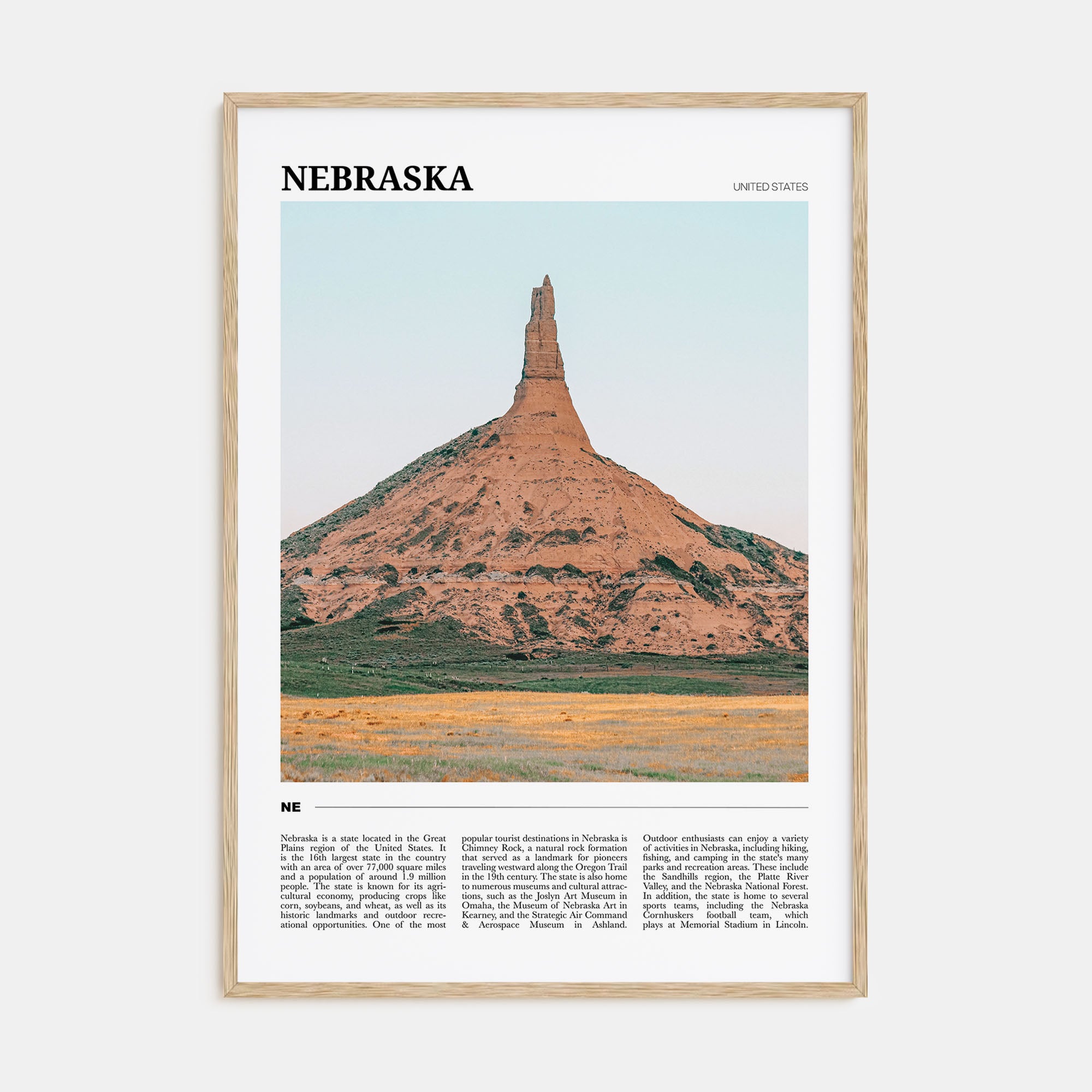 Nebraska Travel Color No 1 Poster