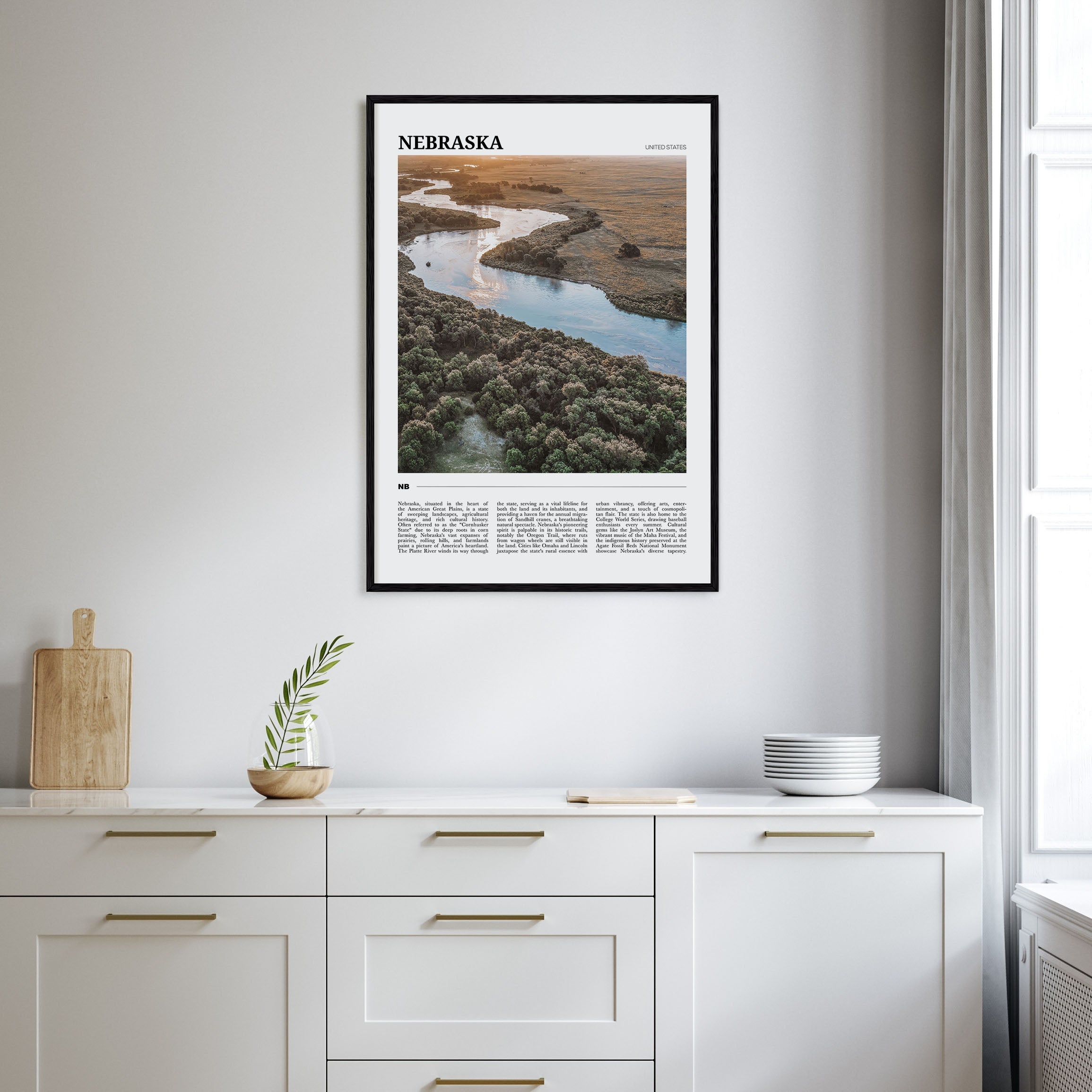 Nebraska Travel Color No 2 Poster