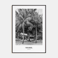 Negril Portrait B&W Poster