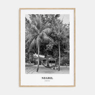 Negril Portrait B&W Poster