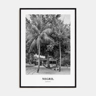 Negril Portrait B&W Poster