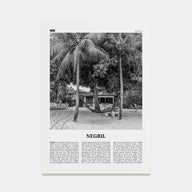 Negril Travel B&W Poster