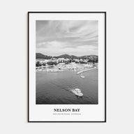 Nelson Bay Portrait B&W Poster