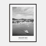 Nelson Bay Portrait B&W Poster