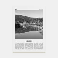 Nelson Travel B&W Poster